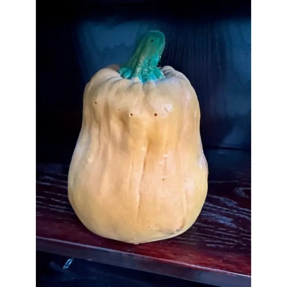 Vtg 1980’s Todd Masters Halloween Orange Pumpkin Face jack-o’-lantern foam